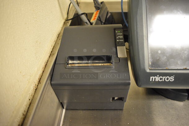 ALL ONE MONEY! Lot of 15" POS System Monitor, Epson Model M129H Receipt Printer and ONEAC Model ABC100-11 Power Conditioner! - Image 3 of 5