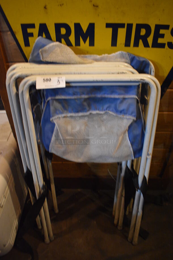 4 Koala Kare White Metal Infant Carrier Stands. 22x25x30. 4 Times Your Bid! - Image 2 of 3