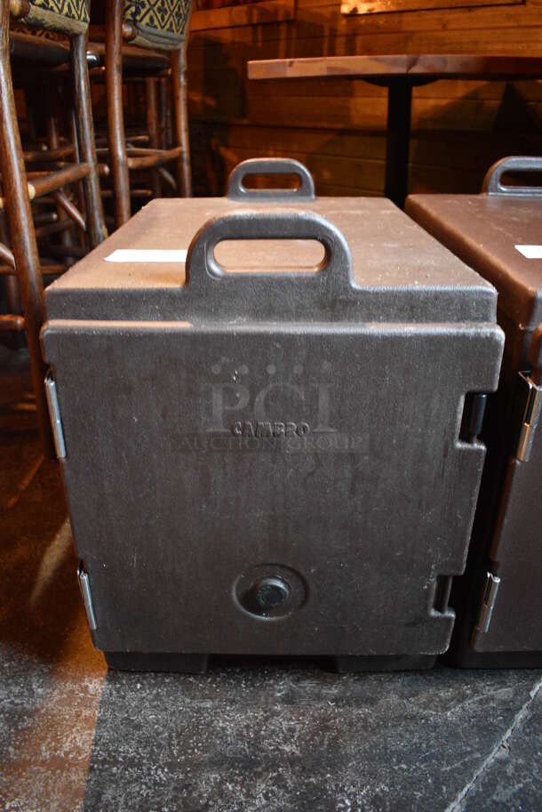Cambro Model 300MPC Brown Poly Insulated Food Case. 17x23.5x23