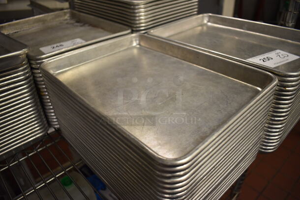 27 Metal 1/4 Size Baking Pans. 9.5x13x1. 27 Times Your Bid! - Image 2 of 2