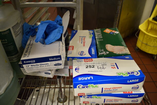 ALL ONE MONEY! Lot of 9 Various Gloves; 2 Medium, 4 Large and 2 Extra Large.  - Image 1 of 5