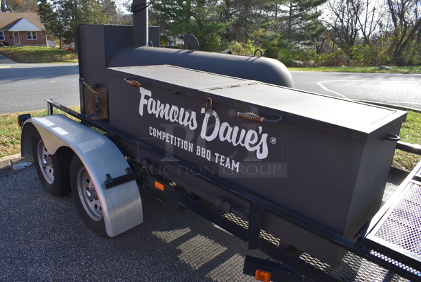 Cookers and Grills Metal Commercial Bar-B-Que Smoker Trailer. VIN ASN59987DEL. See Lot 12 For Additional Pictures! - Image 3 of 12