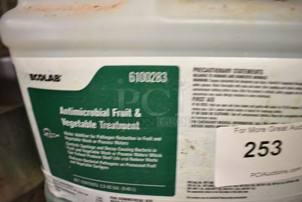 2 Ecolab Antimicrobial Fruit and Vegetable Treatment Jugs. 12x5x13. 2 Times Your Bid! - Image 3 of 3