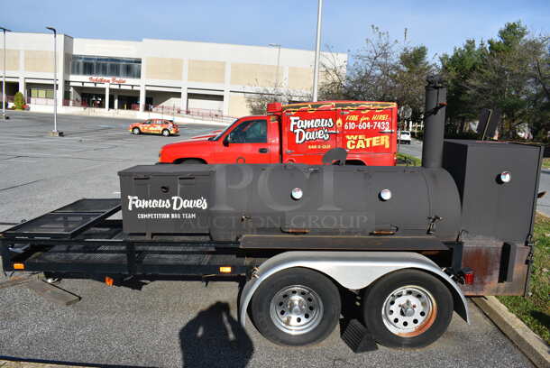 Cookers and Grills Metal Commercial Bar-B-Que Smoker Trailer. VIN ASN59987DEL. See Lot 12 For Additional Pictures! - Image 8 of 12
