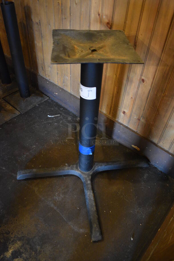 Black Metal Table Base. 29x29x29