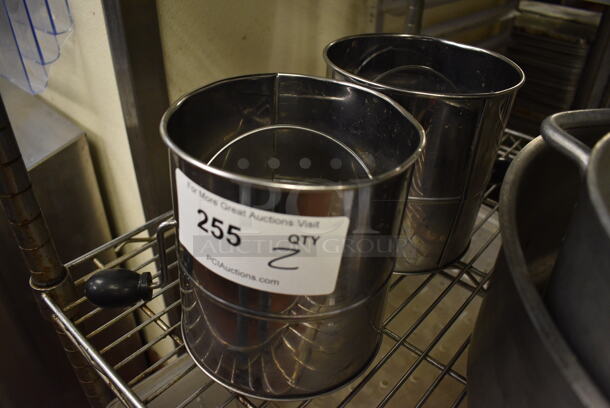2 Metal Sifters. 8x6.5x7. 2 Times Your Bid! - Image 3 of 3