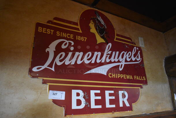 Leinenkugel's Chippewa Falls Beer Sign. BUYER MUST REMOVE. 41x36 - Image 2 of 3