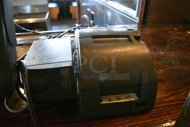 ALL ONE MONEY! Lot of 15" POS System Monitor, Epson Model M129H Receipt Printer, Epson Model M188B Receipt Printer and ONEAC Model ABC100-11 Power Conditioner! - Image 3 of 5