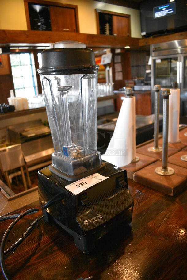 NICE! Vita-Mix Model VM0100 Metal Commercial Countertop Mixer w/ Pitcher. 120 Volts, 1 Phase. Unit Was Working When Restaurant Closed! - Image 2 of 4