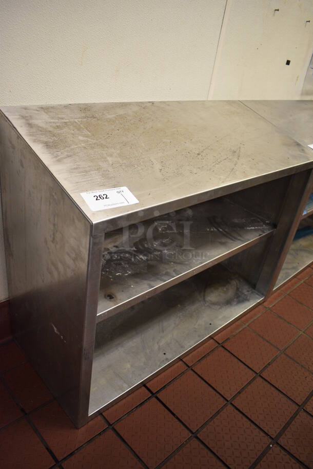 Stainless Steel Shelving Unit. 36x15x28 - Image 1 of 2
