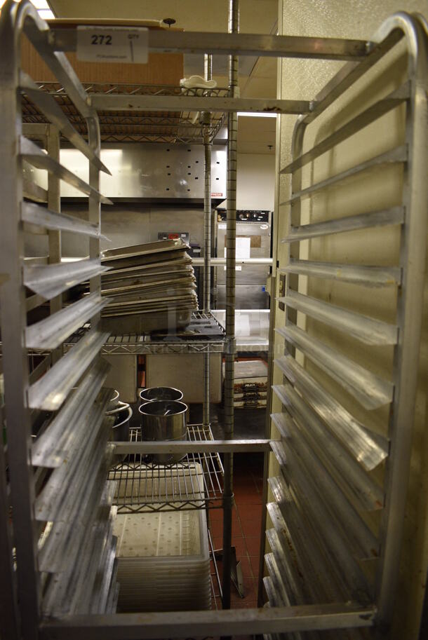Metal Commercial Pan Transport Rack on Commercial Casters. 20.5x26x70 - Image 3 of 3