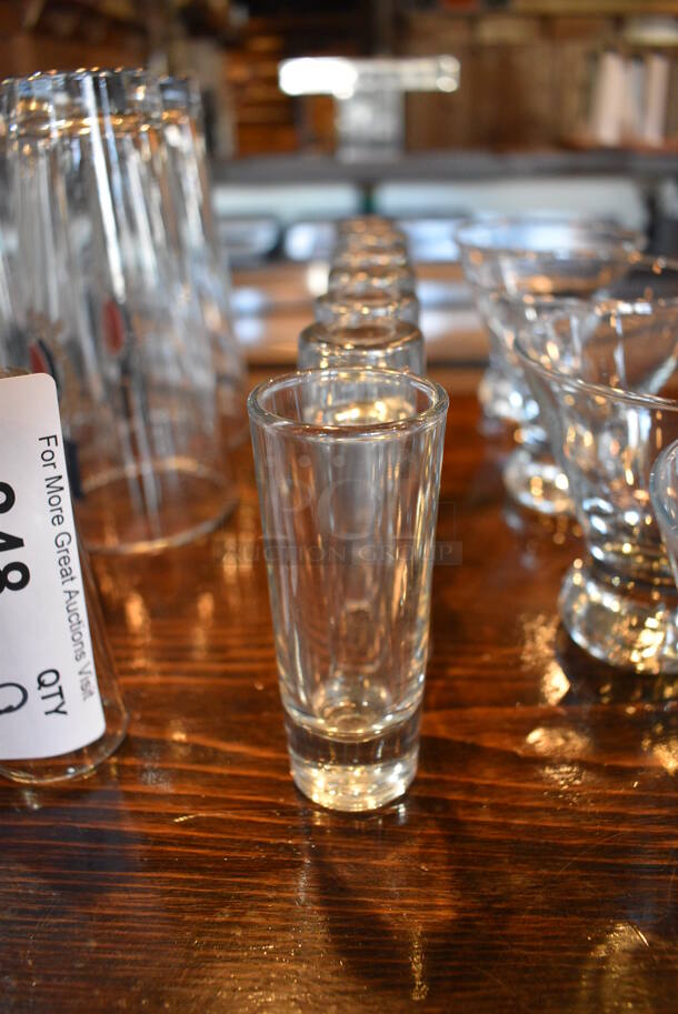 8 Shot Glasses. 1.5x1.5x4. 8 Times Your Bid! - Image 1 of 2