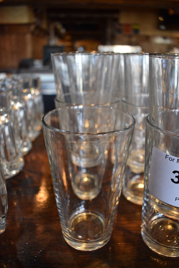 19 Beverage Glasses. 3.5x3.5x6. 19 Times Your Bid! - Image 1 of 2