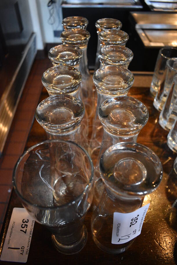 12 Beverage Glasses. 3.5x3.5x9. 12 Times Your Bid! - Image 2 of 2
