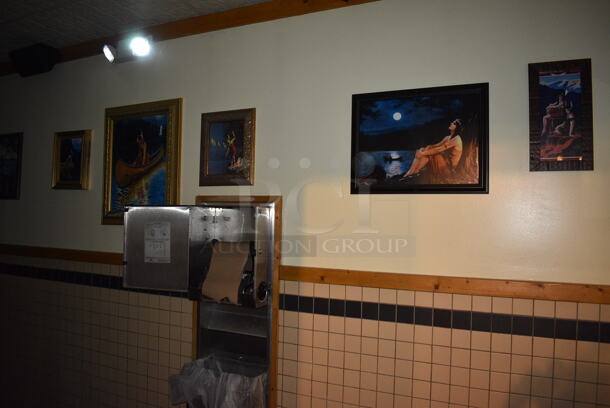 ALL ONE MONEY! Lot of Entire Room's Various Wall Decorations Including Native American Pictures! BUYER MUST REMOVE - Image 1 of 6