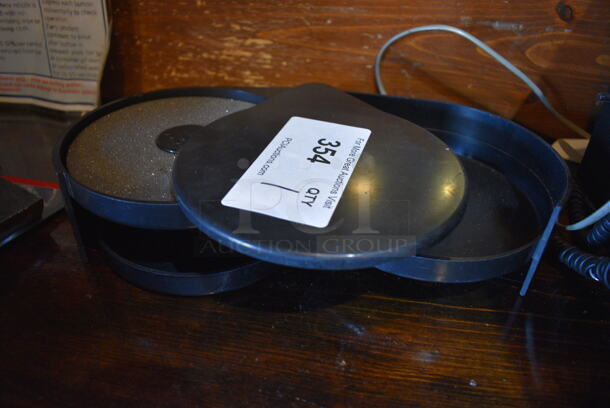Black Poly Margarita Topping Bin. 8x6x3 - Image 2 of 3
