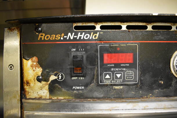 NICE! CresCor Model CO151FUA12B2083FD Metal Commercial 2 Half Size Door Roast N Hold Warming Cabinet on Commercial Casters. 230 Volts, 3 Phase. 29x35x74. Unit Was Working When Restaurant Closed! - Image 3 of 10
