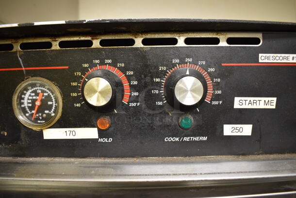NICE! CresCor Model CO151FUA12B2083FD Metal Commercial 2 Half Size Door Roast N Hold Warming Cabinet on Commercial Casters. 230 Volts, 3 Phase. 29x35x74. Unit Was Working When Restaurant Closed! - Image 4 of 10