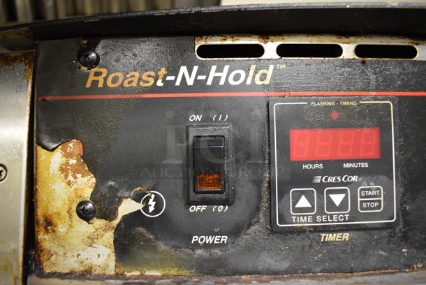 NICE! CresCor Model CO151FUA12B2083FD Metal Commercial 2 Half Size Door Roast N Hold Warming Cabinet on Commercial Casters. 230 Volts, 3 Phase. 29x35x74. Unit Was Working When Restaurant Closed! - Image 8 of 10