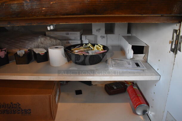 ALL ONE MONEY! Lot of Various Items In Cabinet Including Sugar Caddies and Condiment Bottles! - Image 3 of 4