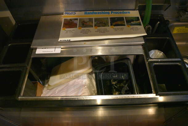 Stainless Steel Commercial Ice Bin w/ Speedwell. BUYER MUST REMOVE. 30x24x36 - Image 3 of 3