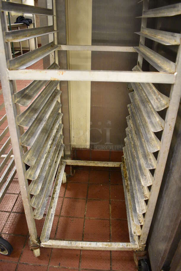 Metal Commercial Pan Transport Rack on Commercial Casters. 20.5x26x69 - Image 4 of 4