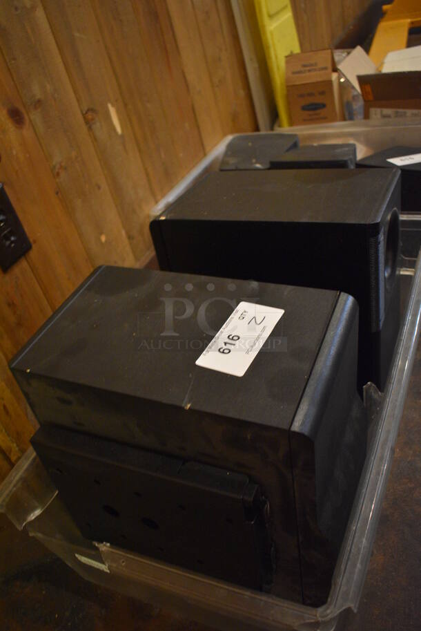 2 Bose Black Subwoofer Speakers. 7.5x13x14. 2 Times Your Bid! - Image 3 of 5