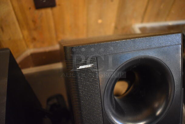 2 Bose Black Subwoofer Speakers. 7.5x13x14. 2 Times Your Bid! - Image 5 of 5