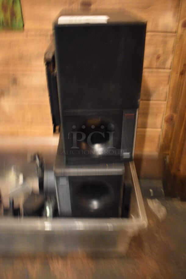 2 Bose Black Subwoofer Speakers. 7.5x13x14. 2 Times Your Bid! - Image 2 of 4