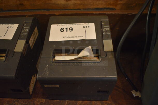 Epson Model M129H Receipt Printer. 6x8x6