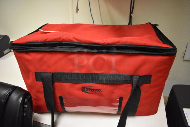 Sterno Red Insulated Carrying Bag. 24x15x13 - Image 4 of 4