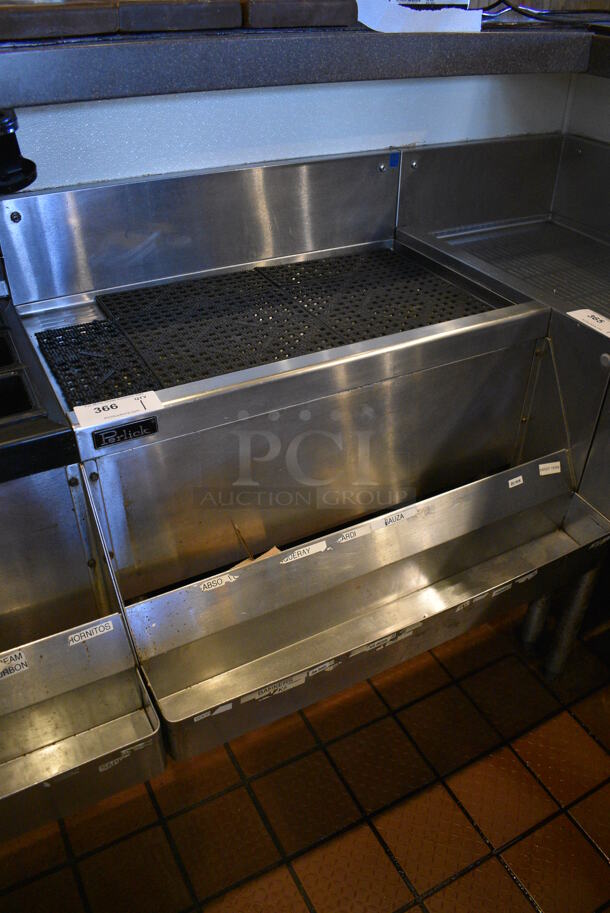 Perlick Stainless Steel Commercial Drainboard w/ Backsplash and Speedwell. BUYER MUST REMOVE. 30x29x36 - Image 2 of 4