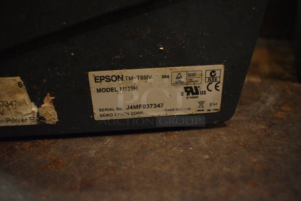 Epson Model M129H Receipt Printer. 6x8x6 - Image 3 of 3