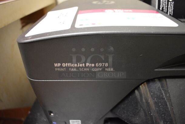 HP Officejet Pro 6978 Countertop Printer Fax Scanner Copier Machine. 18x19x9 - Image 4 of 5