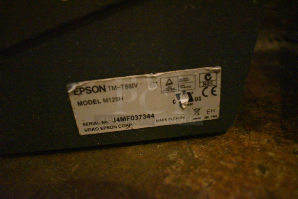 Epson Model M129H Receipt Printer. 6x8x6 - Image 4 of 4