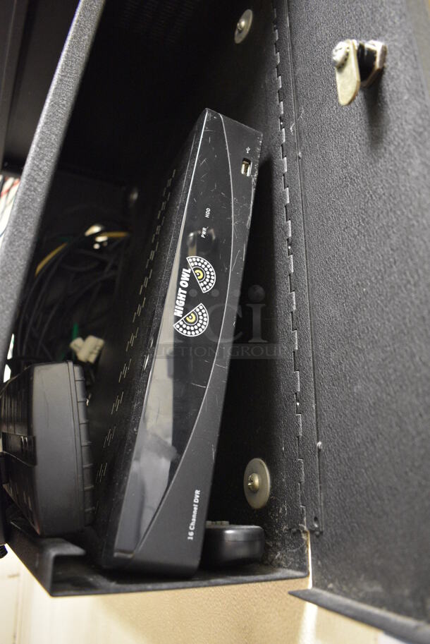 Night Owl 16 Channel DVR in Black Metal Wall Mount Unit. BUYER MUST REMOVE. 17x7x21 - Image 2 of 4