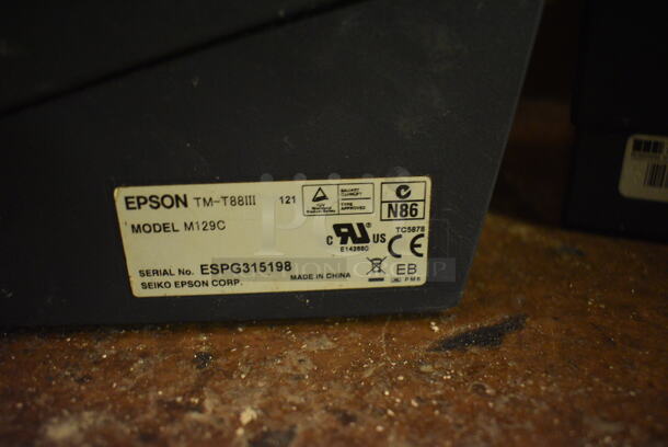 Epson Model M129C Receipt Printer. 6x8x6 - Image 4 of 4