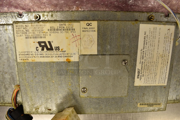 Pitco Frialator Model 231-60141-01 Metal Commercial Computer Screen Unit for Fryer. 15x6x2.5 - Image 6 of 8