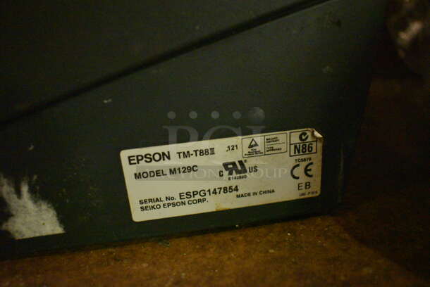Epson Model M129C Receipt Printer. 6x8x6 - Image 4 of 4