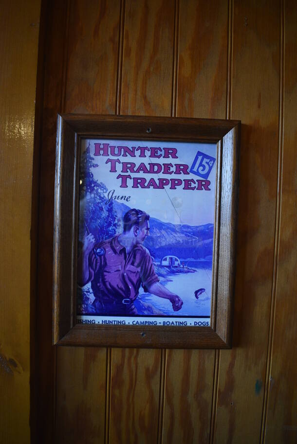ALL ONE MONEY! Lot of Wall Decorations Including Snowshoes, Mirror, Shelf and Fish. BUYER MUST REMOVE - Image 3 of 6
