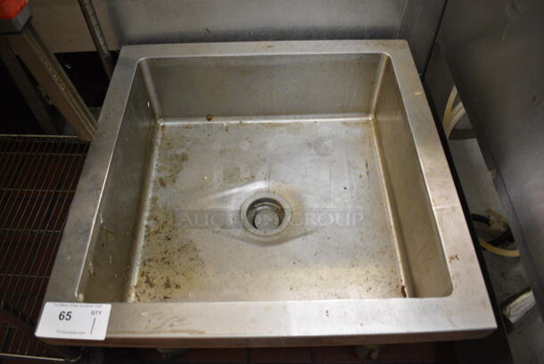Stainless Steel Commercial Bin on Commercial Casters. 26x26x20 - Image 2 of 3