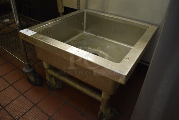 Stainless Steel Commercial Bin on Commercial Casters. 26x26x20 - Image 3 of 3