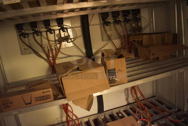 Metal 3 Tier Dunnage Style Shelving Unit. Does Not Include Contents. BUYER MUST DISMANTLE. PCI CANNOT DISMANTLE FOR SHIPPING. PLEASE CONSIDER FREIGHT CHARGES. 84x42x76 - Image 3 of 3