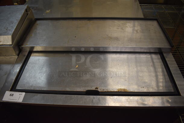 NICE! 2004 True Model T-36-GC Stainless Steel Commercial Back Bar Bottle Cooler on Commercial Casters. 115 Volts, 1 Phase. 37x27x38. Unit Was Working When Restaurant Closed! - Image 3 of 6