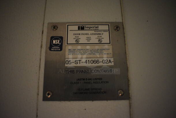 FANTASTIC! Imperial Walk In Cooler Box w/ Condenser and Compressor. Does Not Include Contents. BUYER MUST REMOVE. 12'x8'x8'. Unit Was Working When Restaurant Closed! - Image 6 of 9