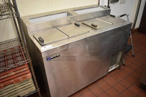 GREAT! Master Bilt Model FLR-80SE Stainless Steel Commercial Ice Cream Dipping Cabinet on Commercial Casters. 115 Volts, 1 Phase. 54.5x30x40.5. Unit Was Working When Restaurant Closed! - Image 2 of 7