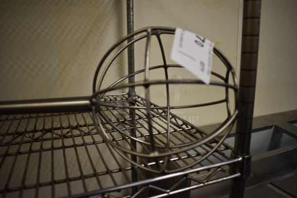 Metal Whisk w/ Long Handle. 8.5x8.5x47 - Image 2 of 2