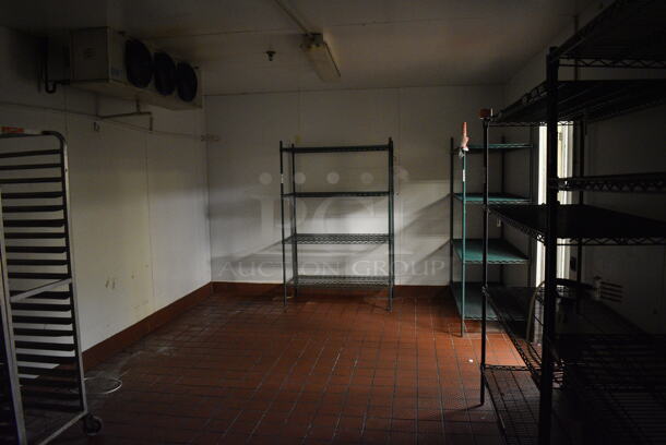 2 FANTASTIC! Imperial Walk In Boxes That Make Up One Walk Through Combo Box w/ 2 Condensers and 2 Compressors. Does Not Include Contents. BUYER MUST REMOVE. Cooler: 22'x12'x8'. Freezer: 12'x7.5'x7.5'. 2 Times Your Bid! Unit Was Working When Restaurant Closed! - Image 5 of 12