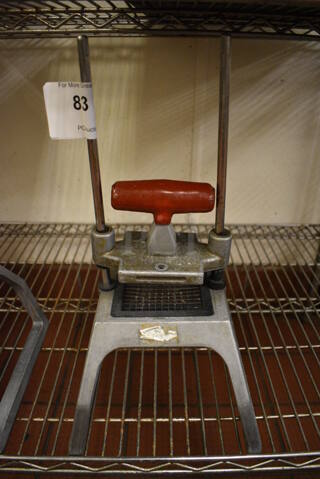 Metal Countertop Vegetable Slicer. 9x9x16
