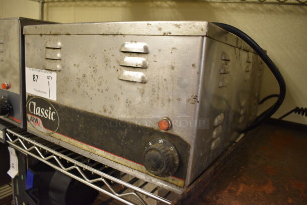 APW Wyott Model W-3V Stainless Steel Commercial Countertop Food Warmer. 120 Volts, 1 Phase. 14.5x23x9. Unit Was Working When Restaurant Closed! - Image 3 of 4